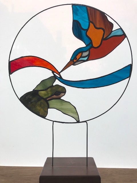 Schildpad en ijsvogel, in opdracht