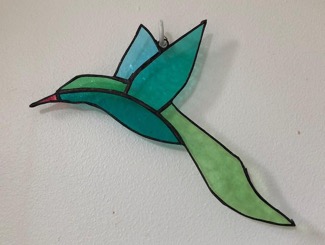 tiffany Kolibri, werk van deelnemer